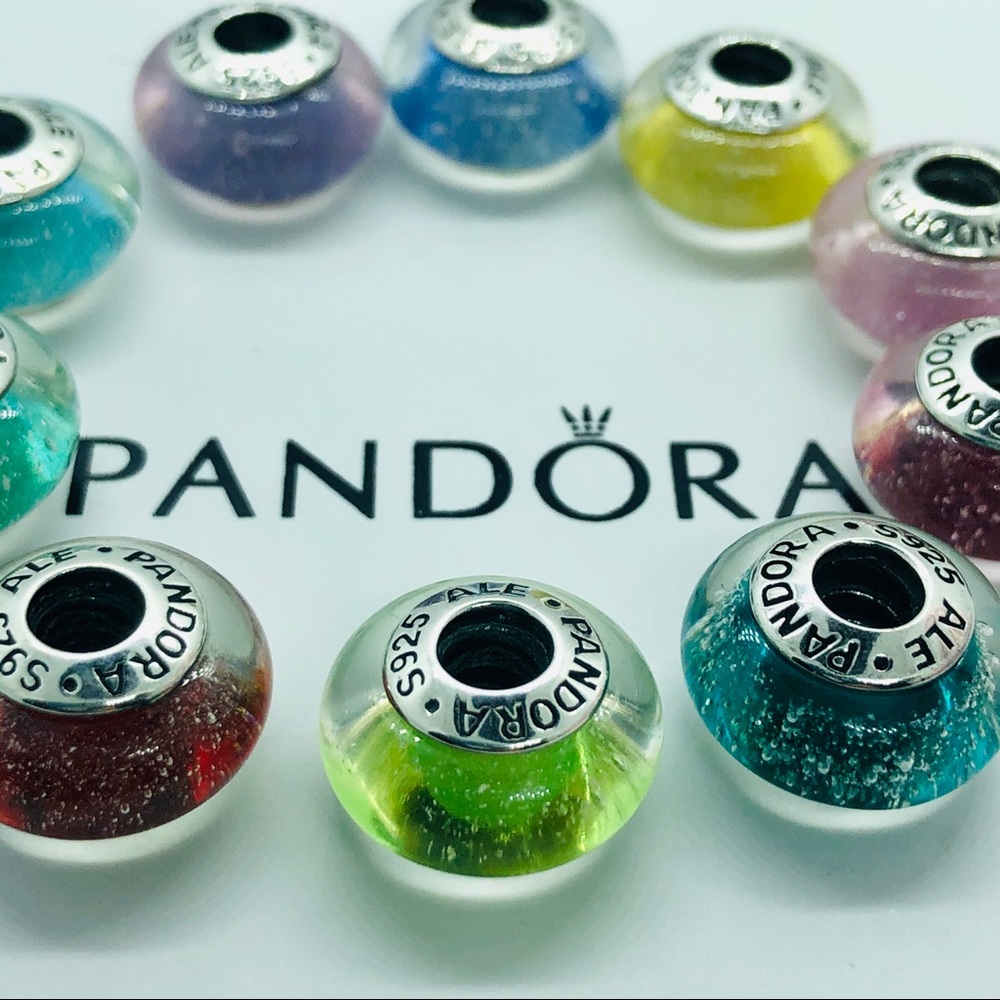 PANDORA Disney Princess Murano Complete Set, NEW! - Picture 7 of 8